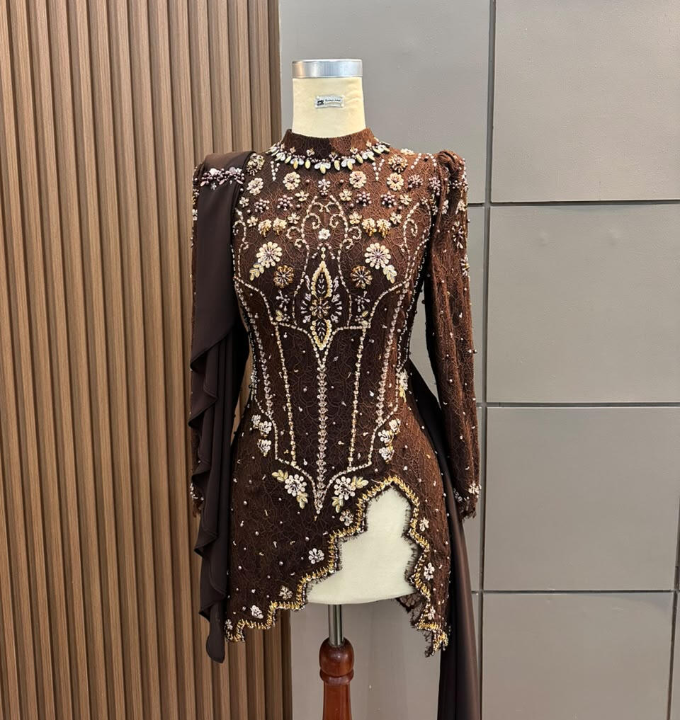 CIARA MAHOGANY | Rp. 350.000 | LD 90 - 95 | Free rok + Hijab + kamisol / kemben